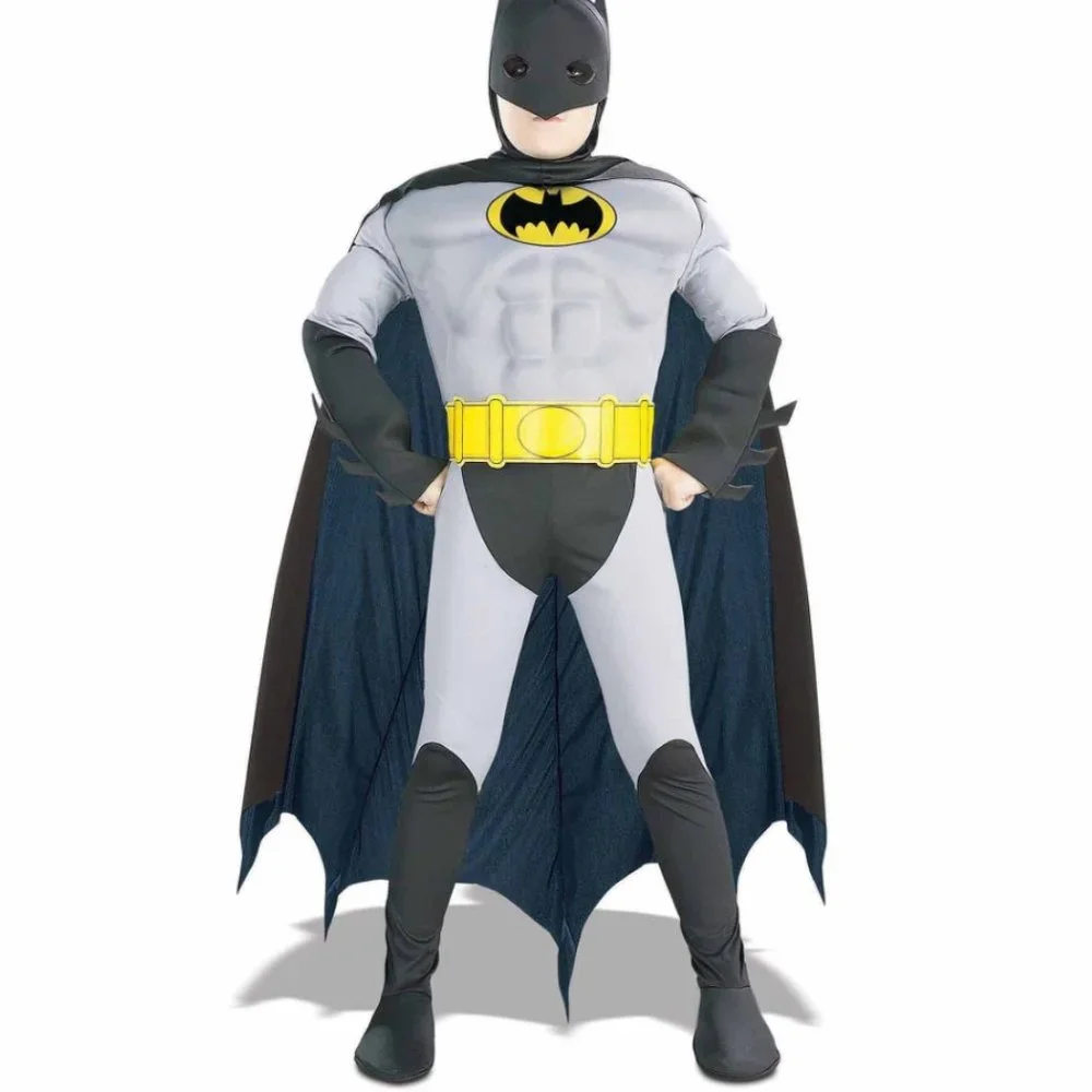 NWT Batman With Muscles Costume Size Large 12-14